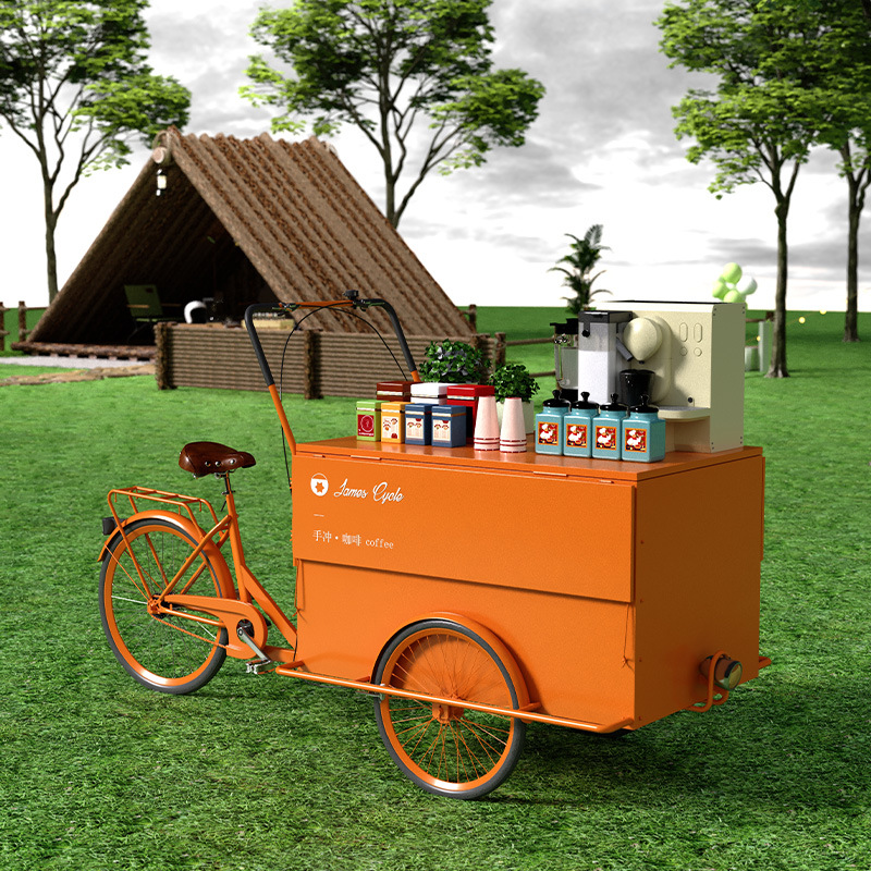 Snacks Food Stall - DSA Snackwagen für Nachtmarkt, Dreirad-Verkaufswagen mit