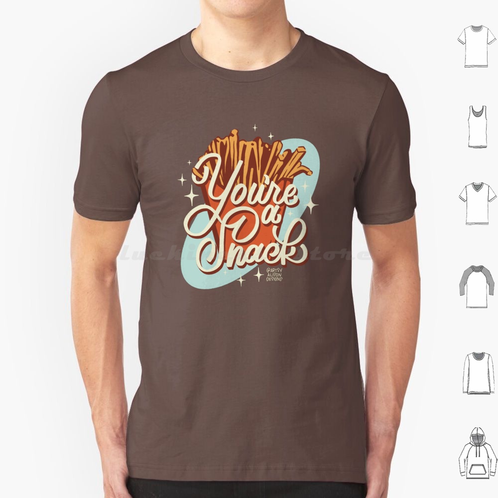 Food Snacks Drawing - You're A Snack T-Shirt, große Größe,