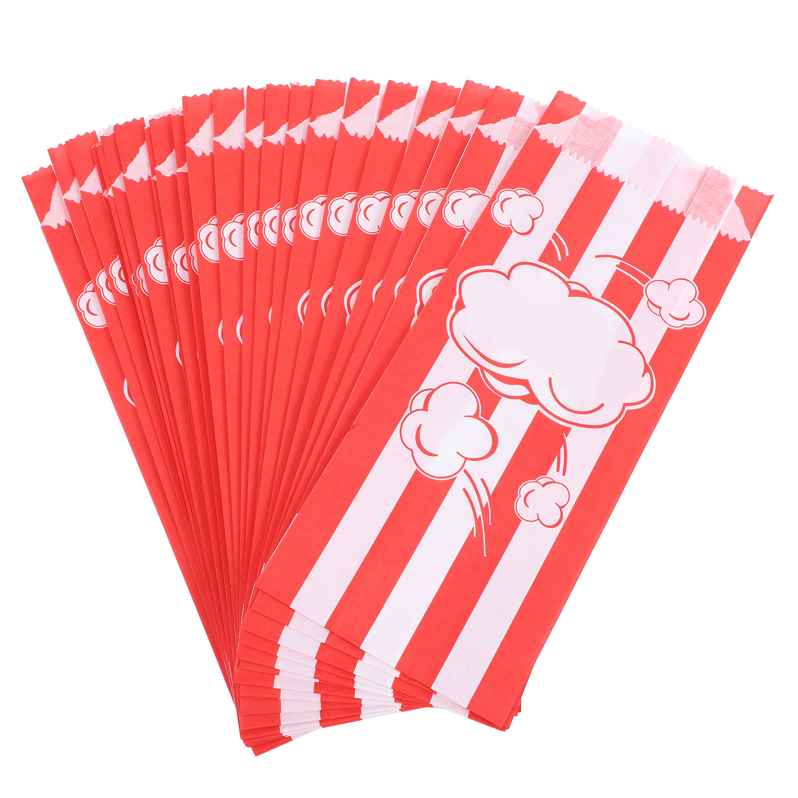 Food Snacks For Baby Shower - 30 Stück fettdichte Popcorn-Papiertüten, auslaufsicher, ölbeständig,