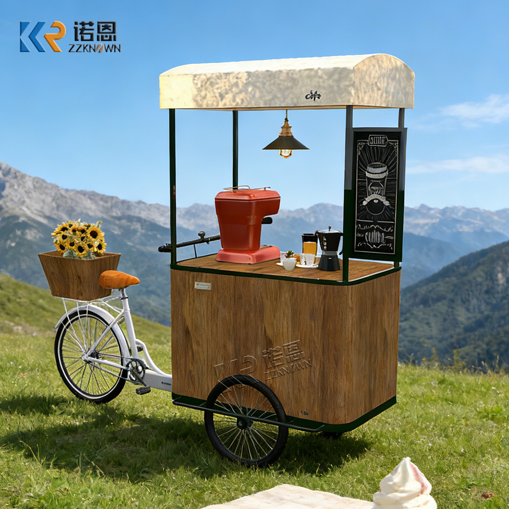 Food City Snacks - Moderner tragbarer Imbisswagen: Hochwertiger mobiler Dessert-,