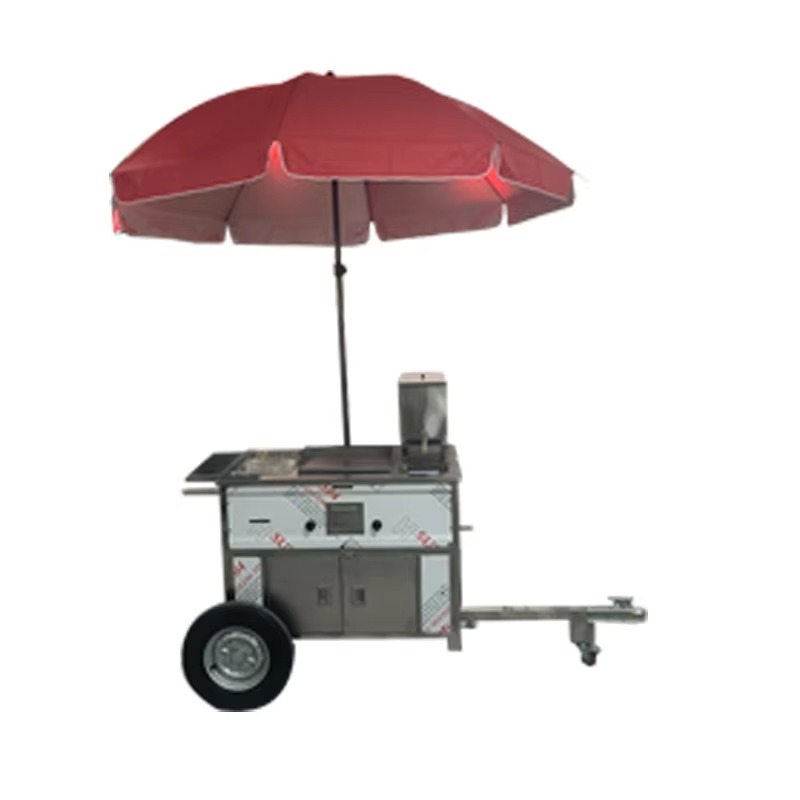 Kompakter mobiler Imbisswagen  – Snacks Food Stall Bewertung und Preis