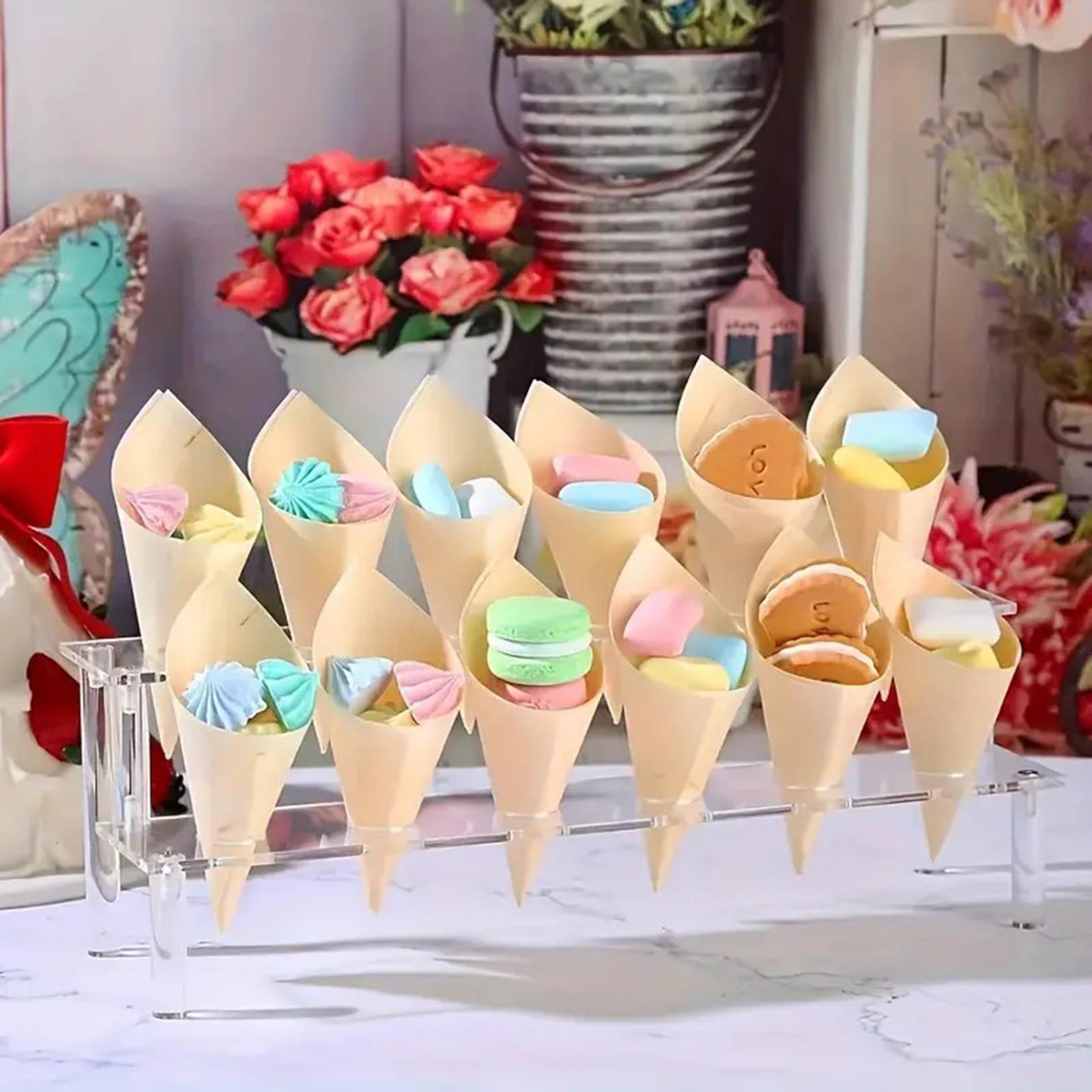 Eiswaffelhalter Snack-Tablett  – Food Snacks For Baby Shower Bewertung und Preis