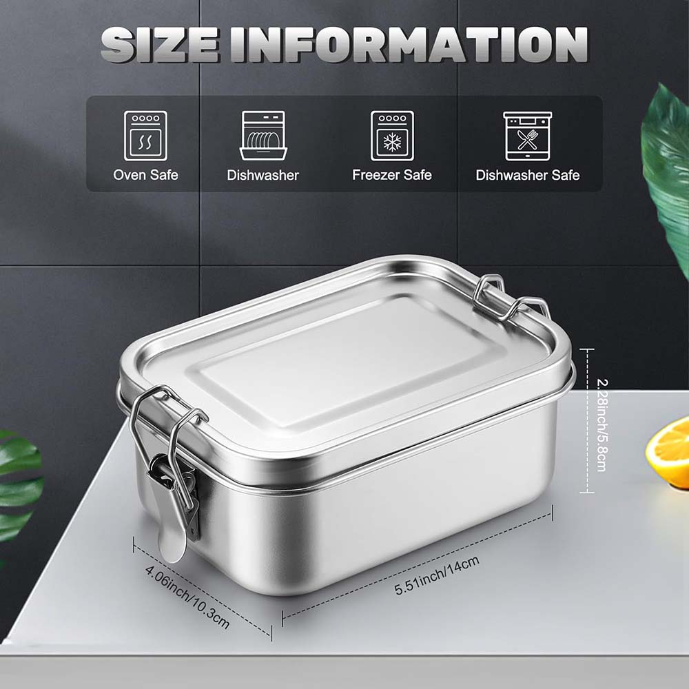 4 Stück Edelstahl-Bento-Box, M – Food Snacks Wholesale Bewertung und Preis