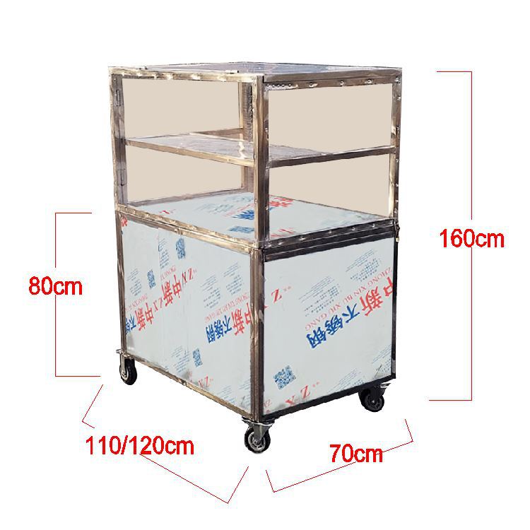 Stall Push Snack Cart mobiler  – Snacks Food Stall Bewertung und Preis