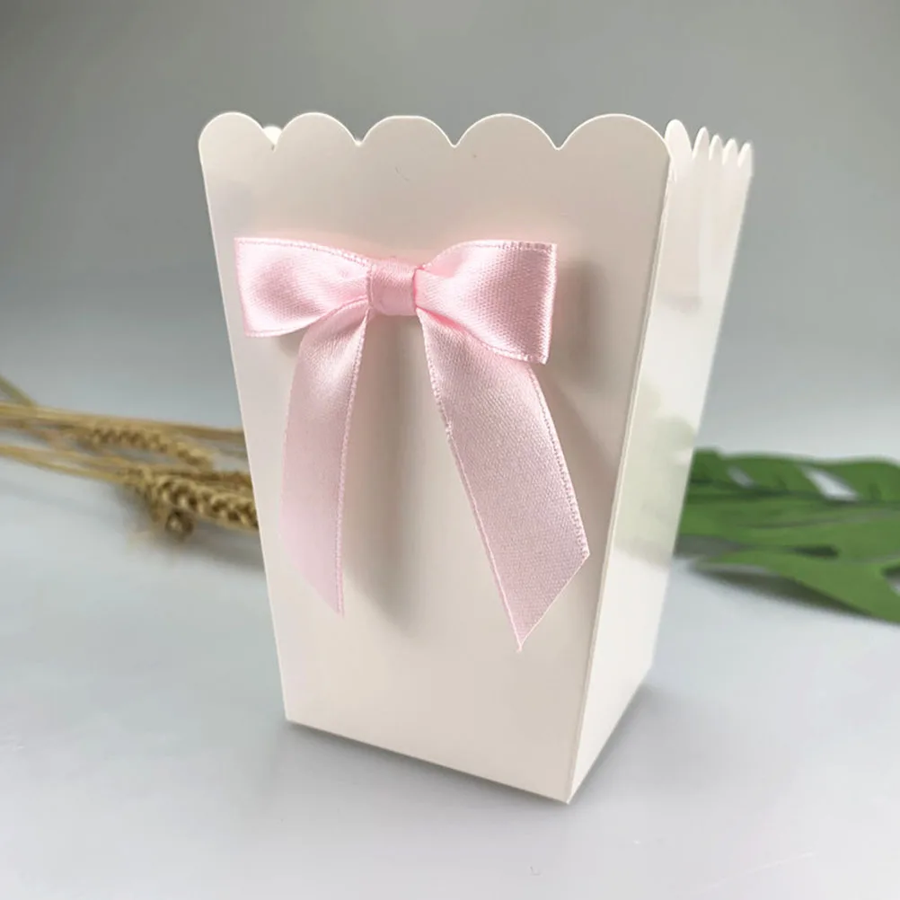 12 stücke Rosa Schleife Popcor – Food Snacks For Baby Shower Bewertung und Preis