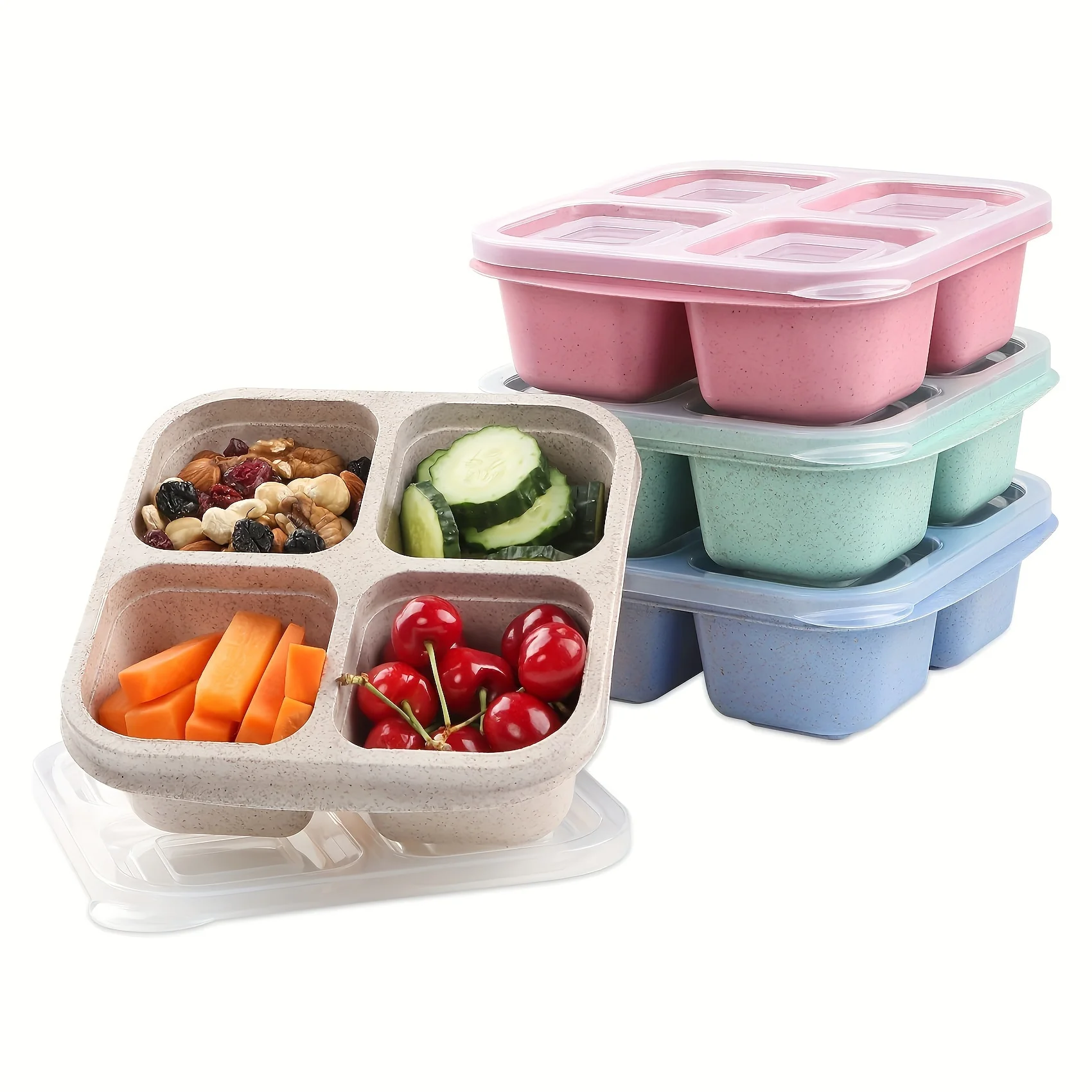 Snack box mit vier transparent – Food Snacks Wholesale Bewertung und Preis