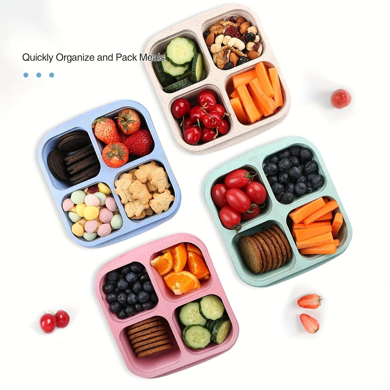 Snack box mit vier transparent – Food Snacks Wholesale Bewertung und Preis