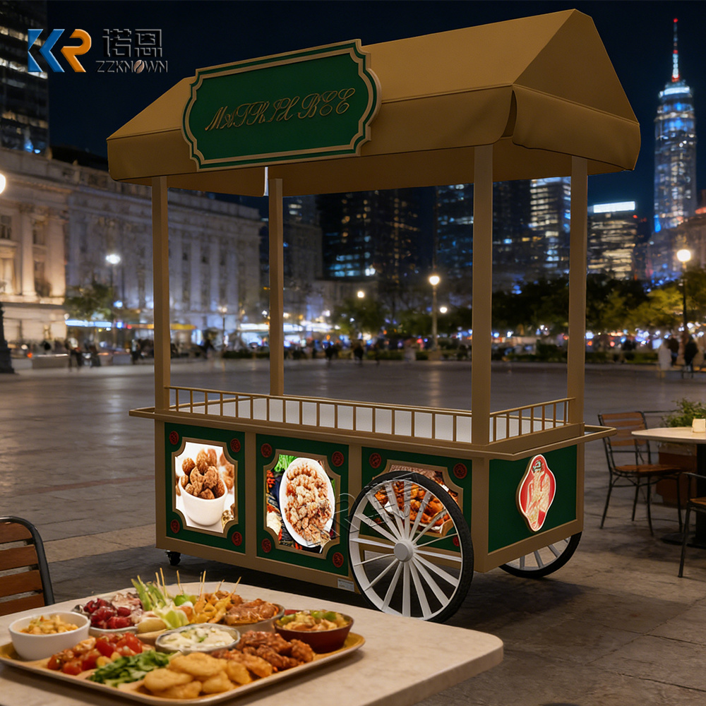 Eleganter tragbarer Imbisswage – Food City Snacks Bewertung und Preis