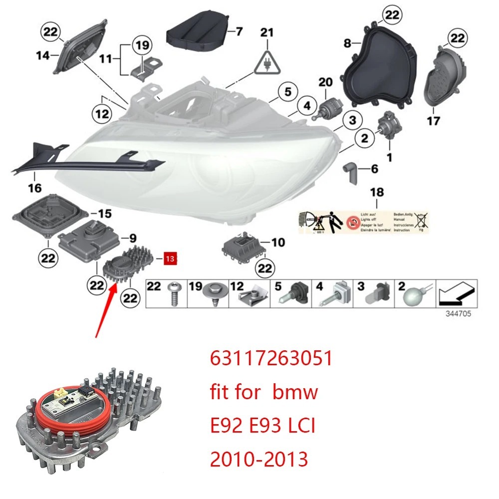 NEUE Für BMW E92 E93 LCI 2010- – Yellow Food Snacks Bewertung und Preis