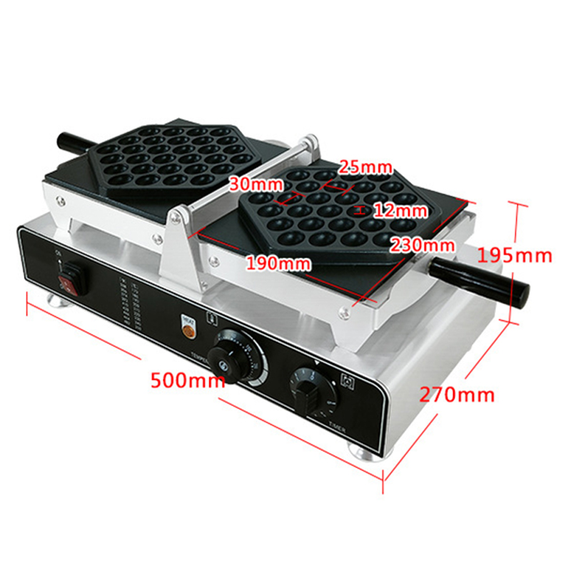 1500 W Waffeleisen Kommerziell – Snacks Food Stall Bewertung und Preis